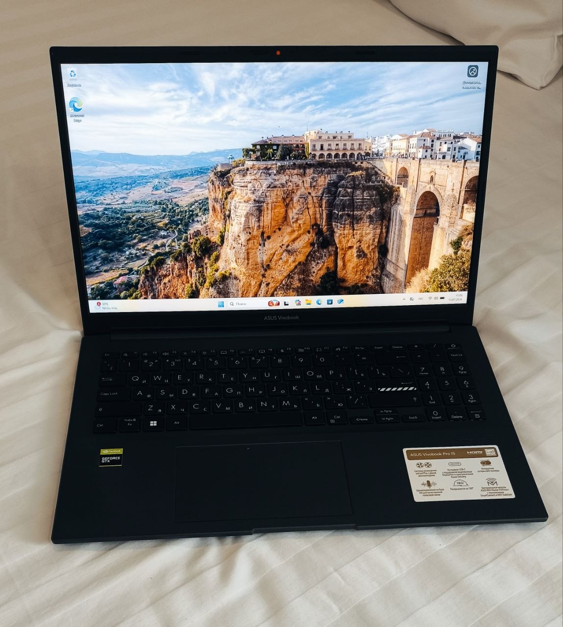 Продаётся ноутбук ASUS Vivobook Pro 15 M6500QH, купленный в 2023…