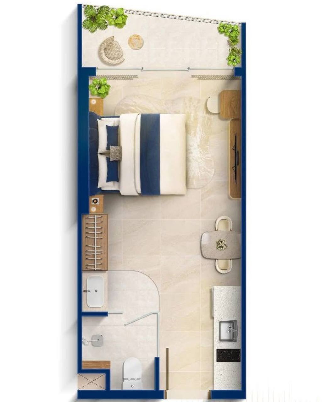 Фото 2: Студии 25–35 м² в жилом комплексе Alora Nha Trang на пляже Bãi Tiên, от $65 300 (5,5…