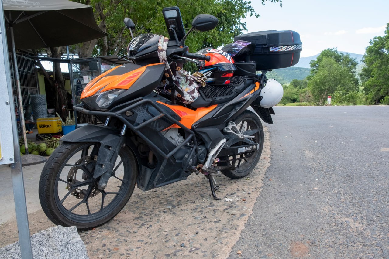 Продаётся мотоцикл Honda Winner X 2020 года с пробегом 21000 км, без ключа (запуск с…
