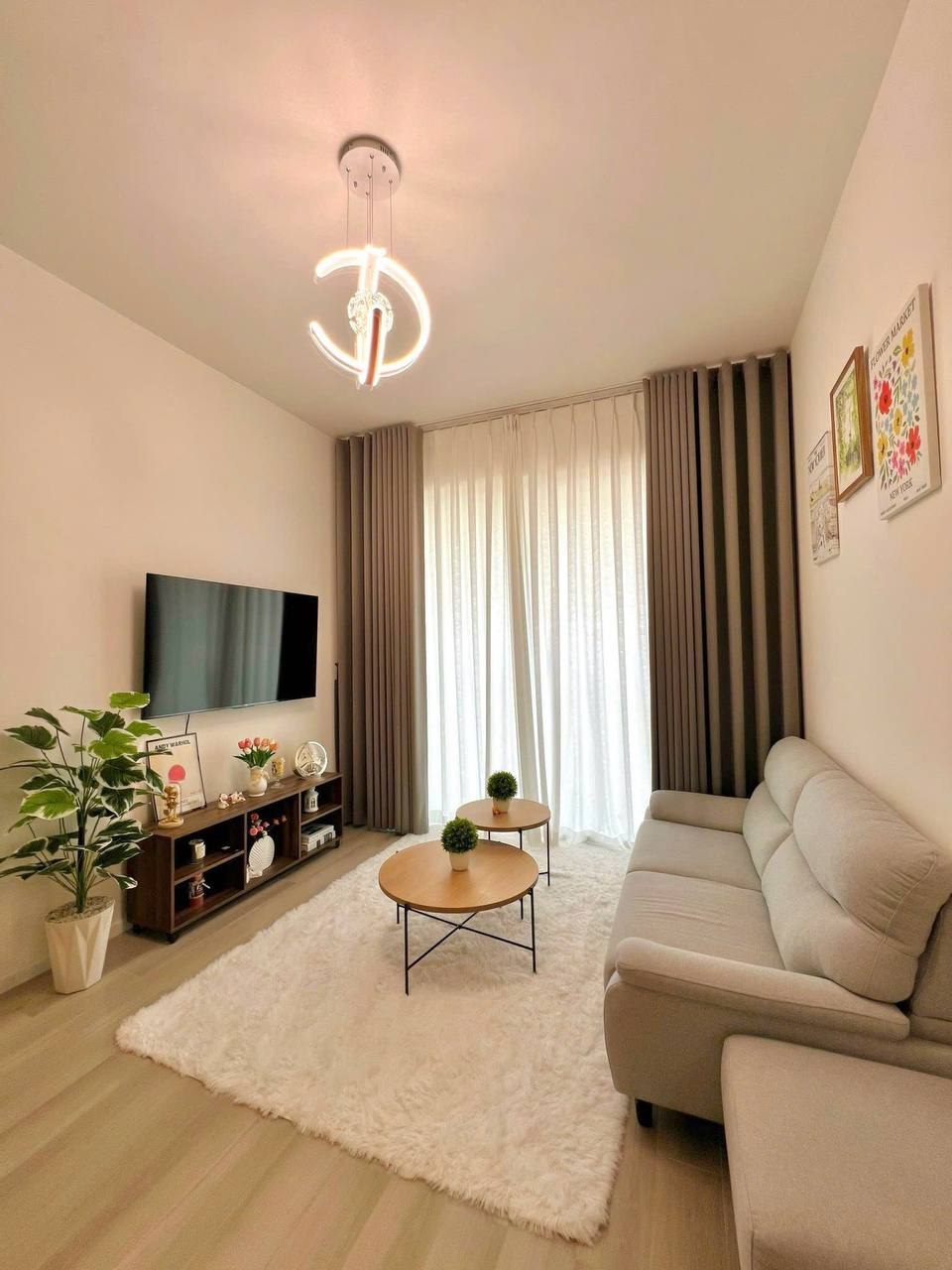 Фото 2: Сдаётся двухкомнатная квартира в Vinhomes Grand Park, Masteri Centre Point, полностью…