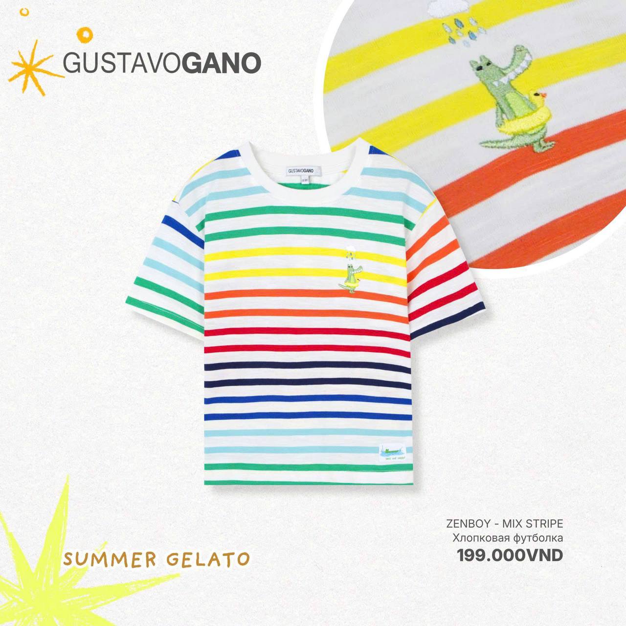 Фото 3: Летняя коллекция детской одежды Summer Gelato от бренда Gustavo Gano.
