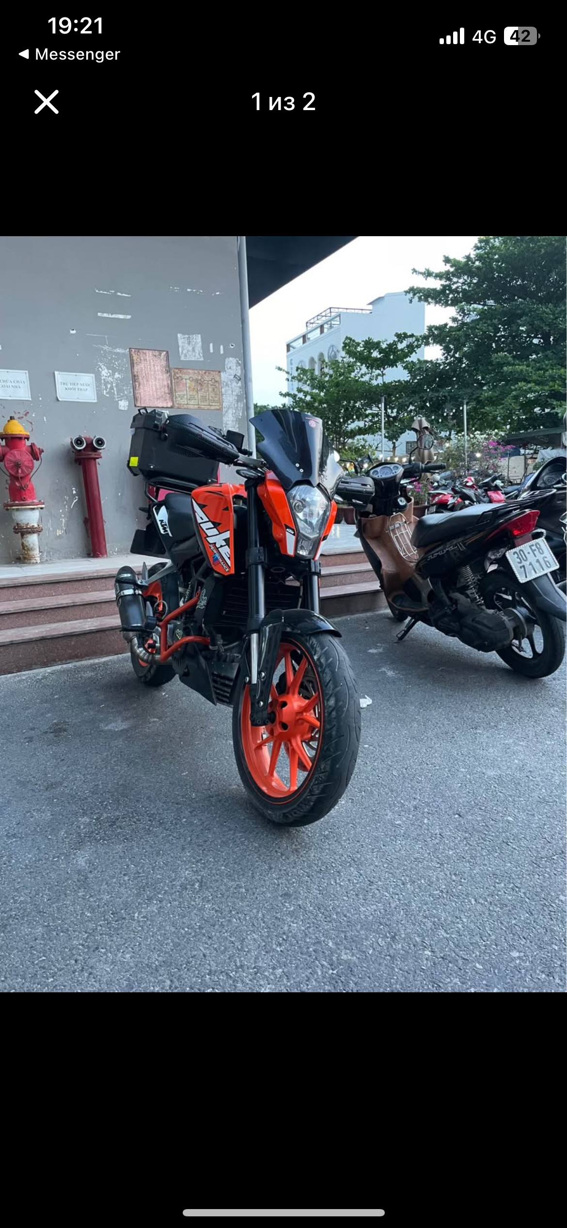 Фото 2: Мотоцикл KTM Duke 200 2017 года, полностью на ходу, с документами