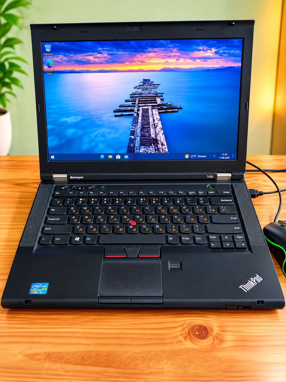 Продаётся ноутбук Lenovo ThinkPad T430 с процессором Intel Core i5-332