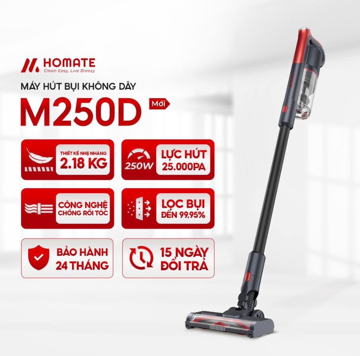 Продаю беспроводной пылесос HOMATE M250D, мощность 250 Вт, сила всасывания до 25 000…