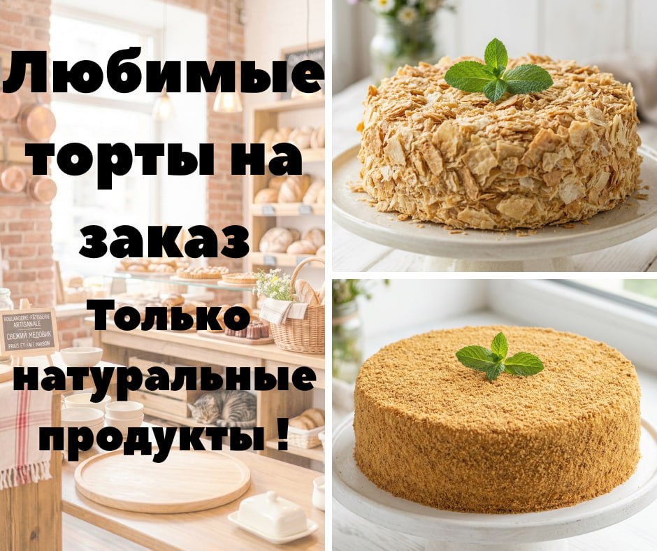 Принимаю предзаказы на классические домашние торты