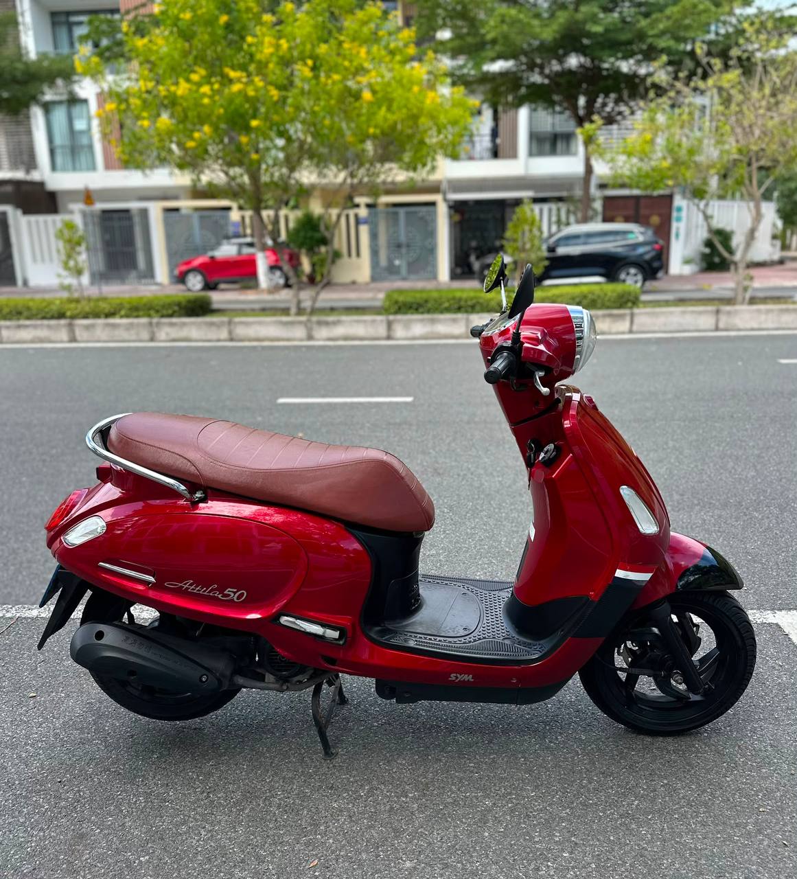 Фото 3: Продаётся скутер Sym Attila 50cc 2023 года, практически новый, из сало