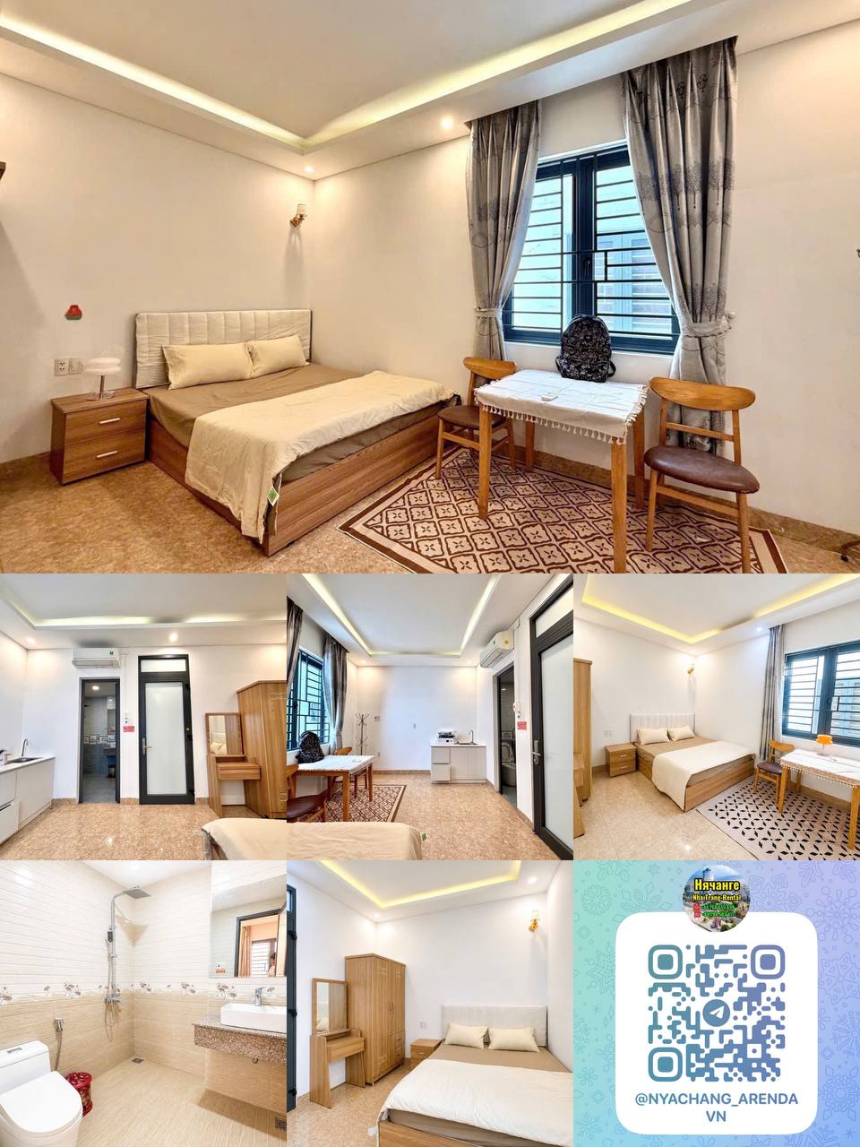 Сдаётся квартира-студия 30 м² в центре Нячанга, в комплексе ACC Vườn Xoài.