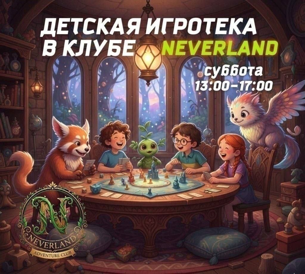 Приглашаю на детскую игротеку настольных игр в субботу 1 августа с 13:00 до 17:00.
