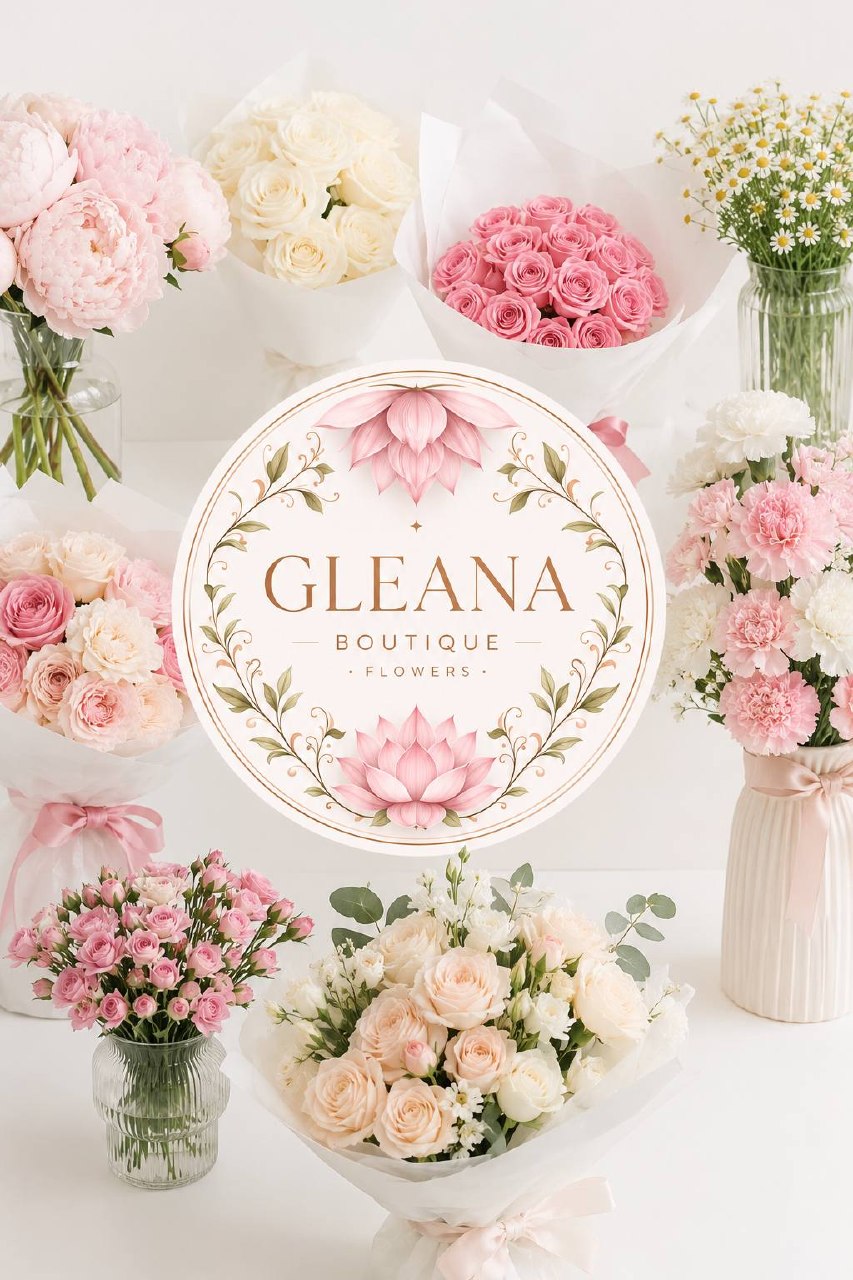 Цветочный бутик Gleana Boutique предлагает нежные стильные букеты на любой повод…