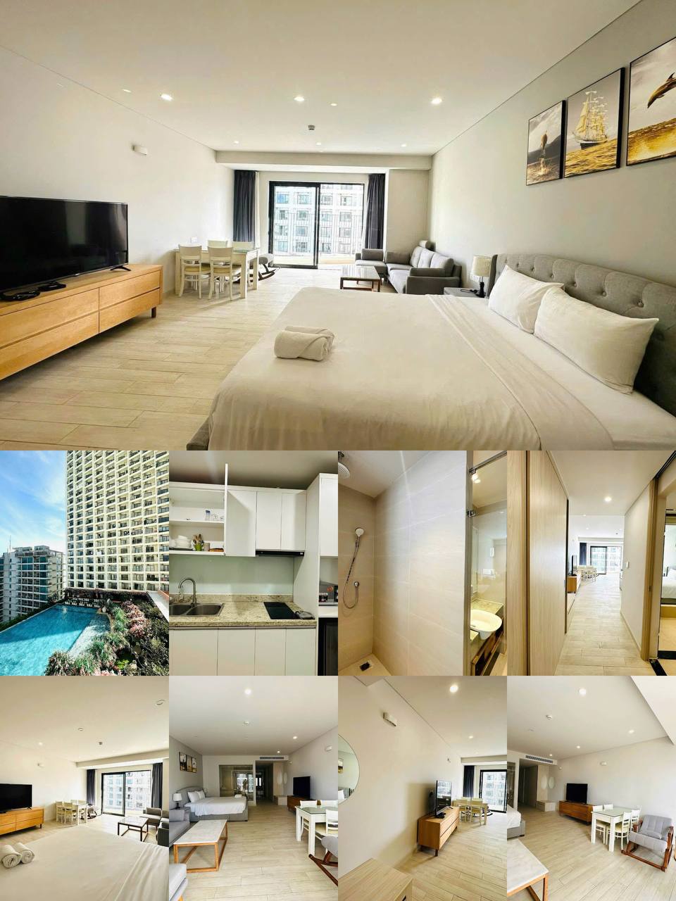 Сдаётся luxury-студия 40 м² в башне Bắc Gold Coast в центре Нячанга