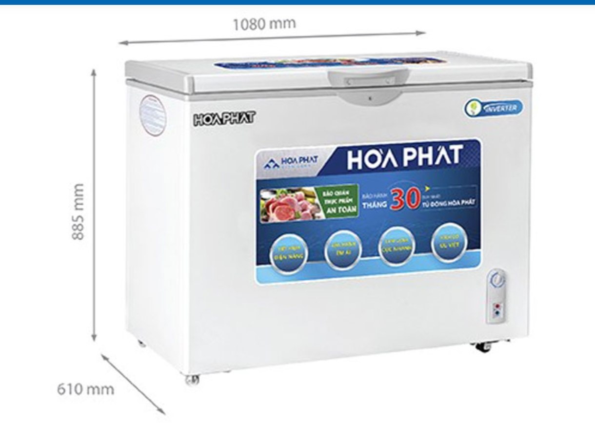 Фото 2: Продаётся морозильная камера Hòa Phát HCFI 516S1Đ1 объёмом 252 литра…