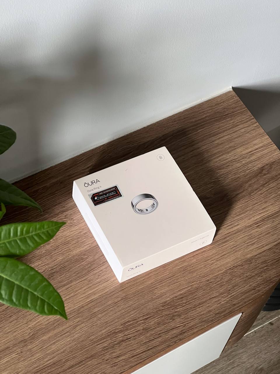 Продаётся умное кольцо Oura Ring 4, размер 8, цвет silver