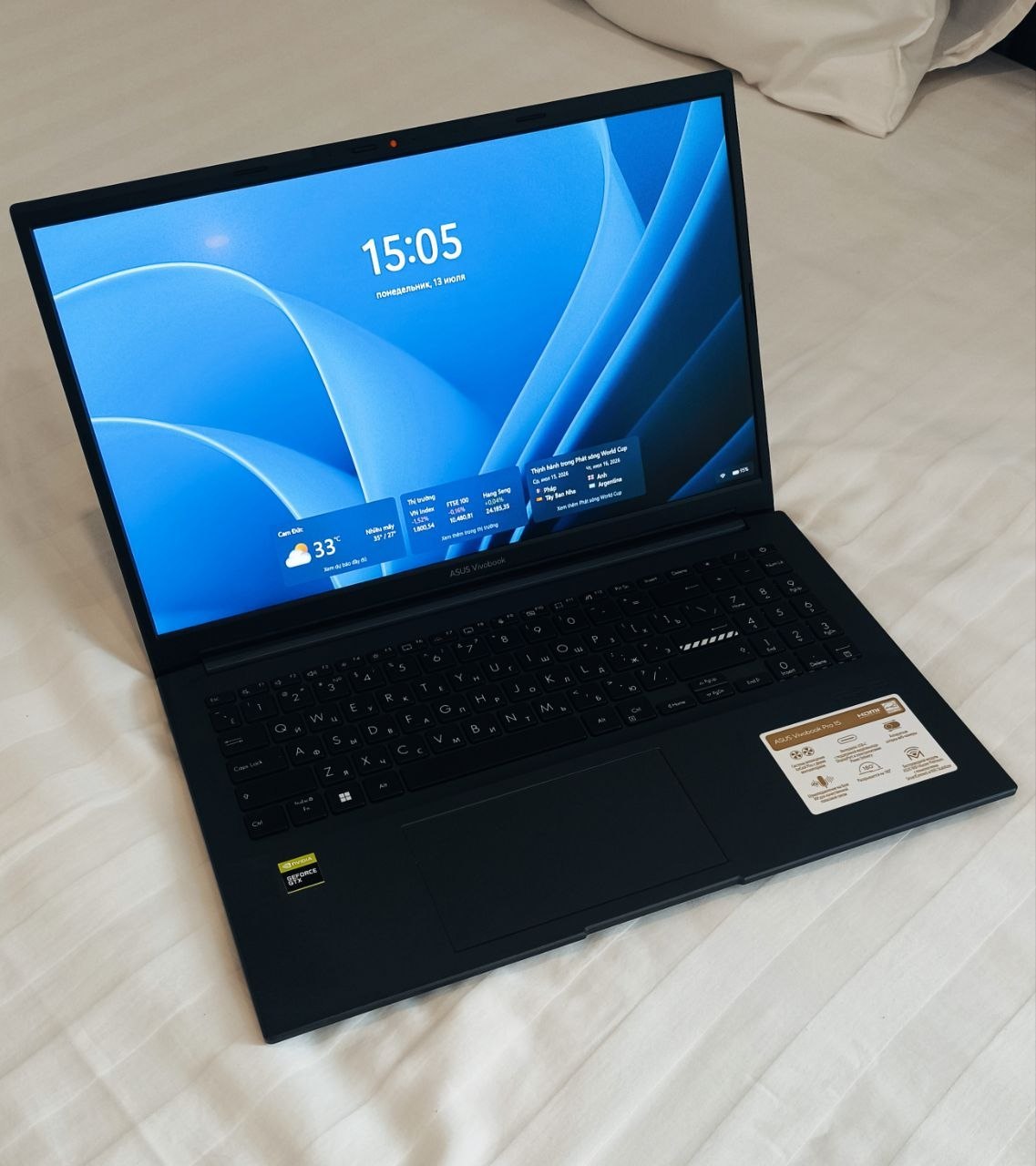 Фото 2: Продаётся ноутбук ASUS Vivobook Pro 15 M6500QH, купленный в 2023…