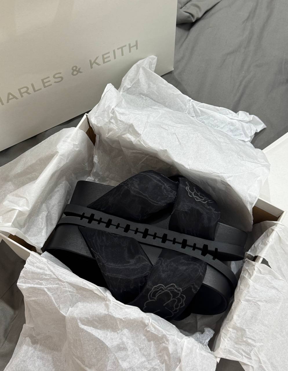 Продаются новые босоножки Charles & Keith 38 размера, не подошли по размеру.