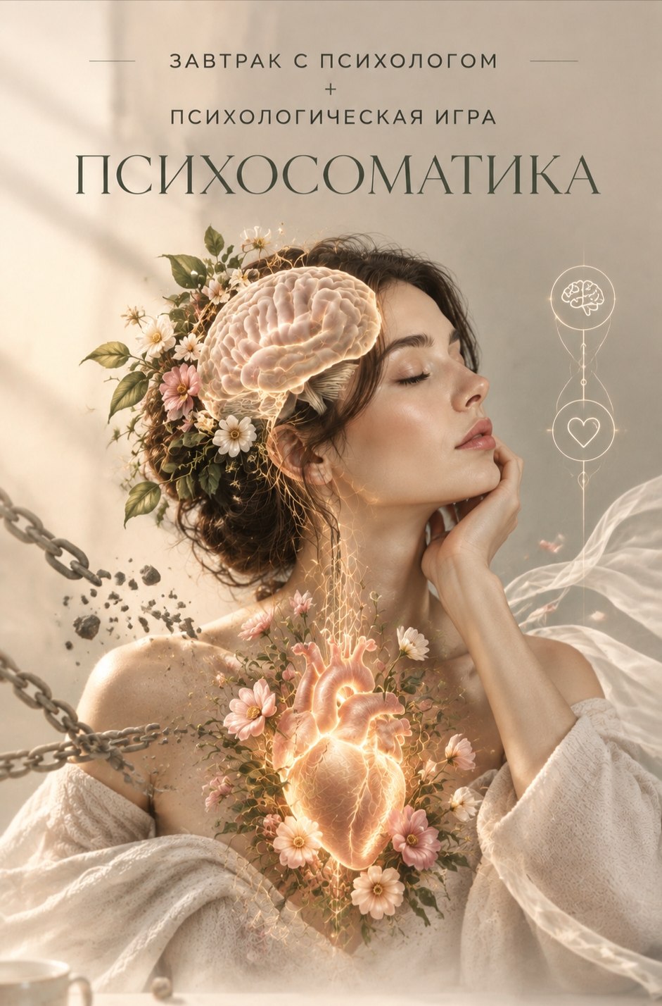 Завтрак с психологом и трансформационная игра «Психосоматика»: беседа…