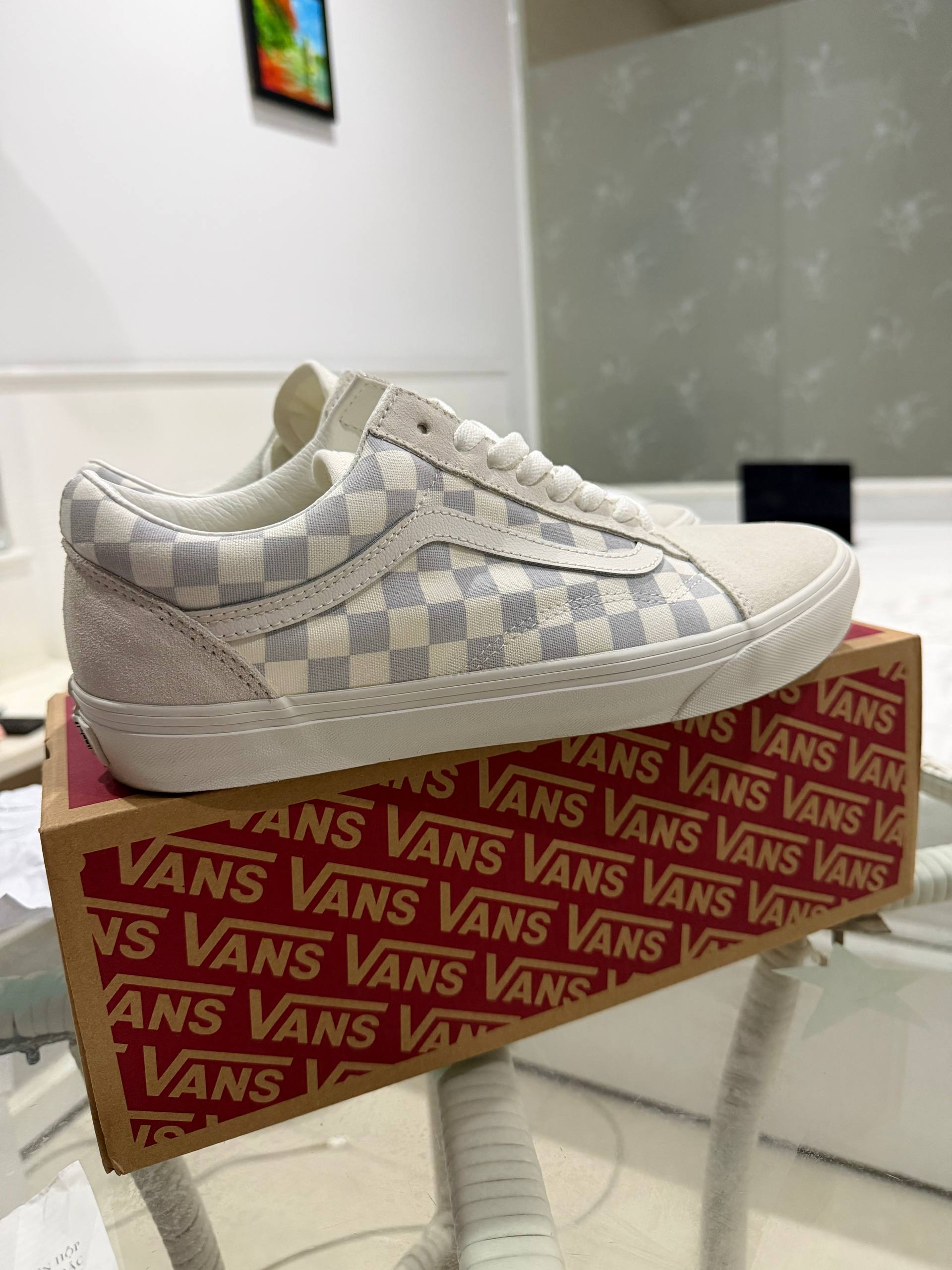 Новые оригинальные кеды Vans Old School из замши, ткани и кожи