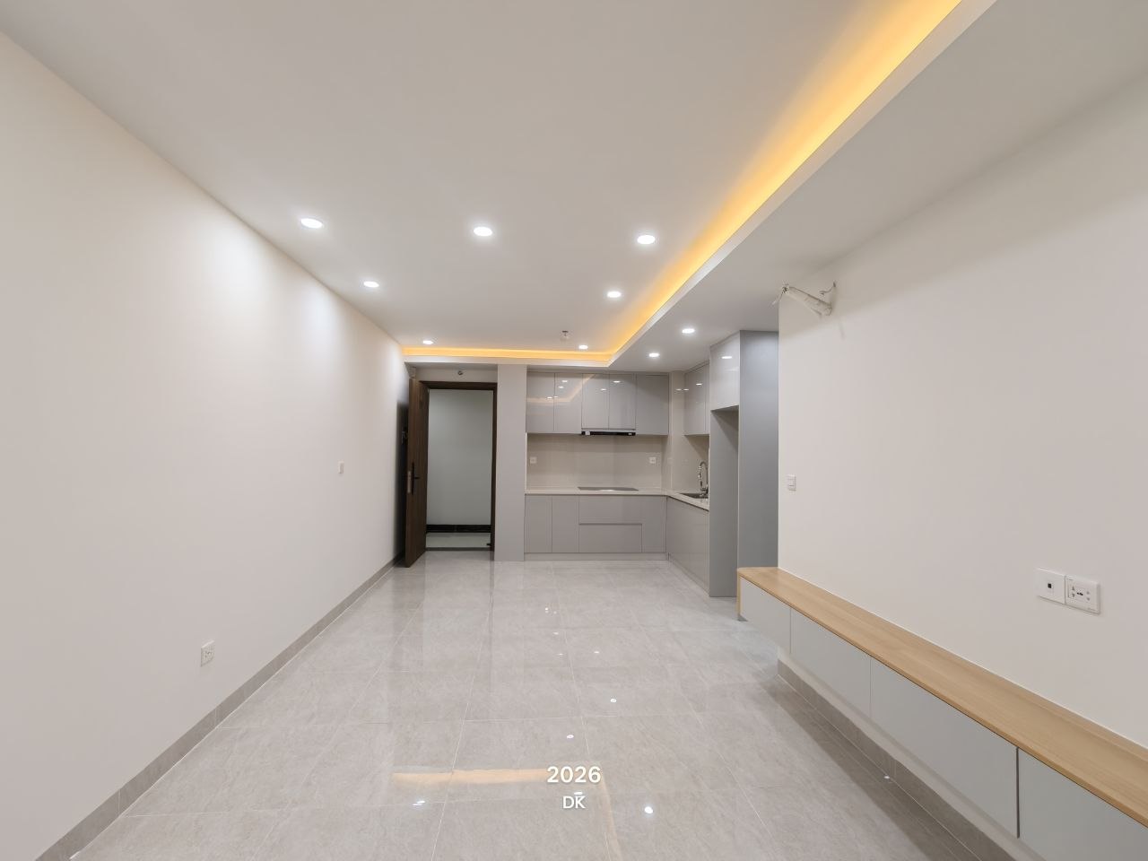 Сдаётся квартира в HUD CCU Phuoc Long, 68 м² с балконом, 2 спальни, 2 ванные комнаты.