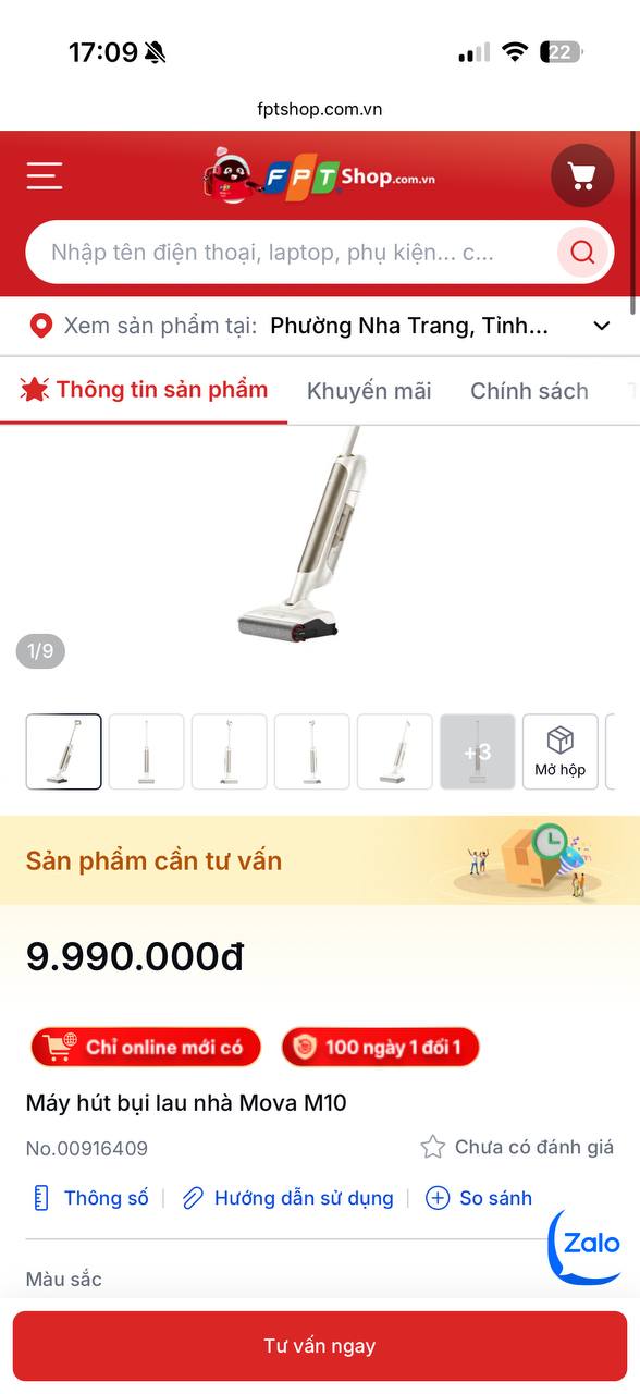 Продаётся моющий беспроводной пылесос Dreame Mova M10 с самоочисткой.