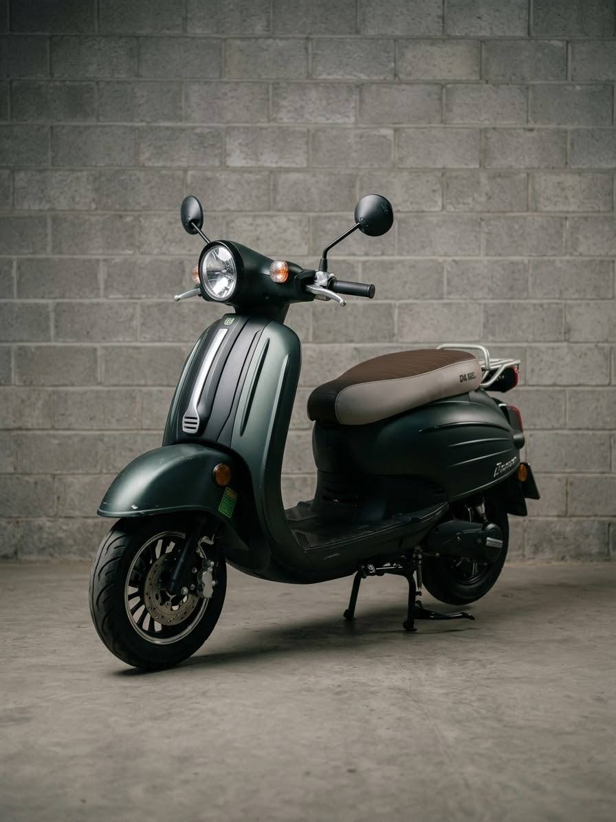 Фото 2: Байк DK 50cc 2023 года, полностью обслужен, матовый цвет, документы в…