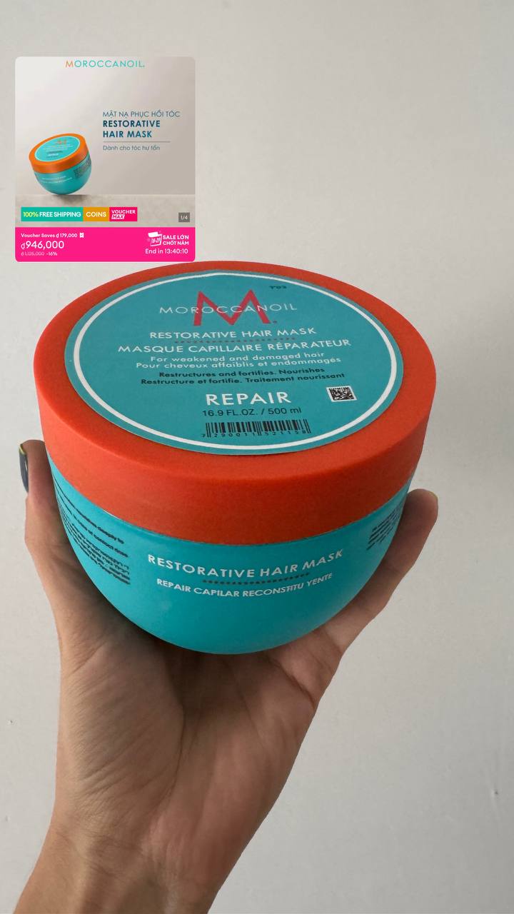 Продаю маску для волос Moroccanoil 500 мл, использована один раз, и масло для волос…