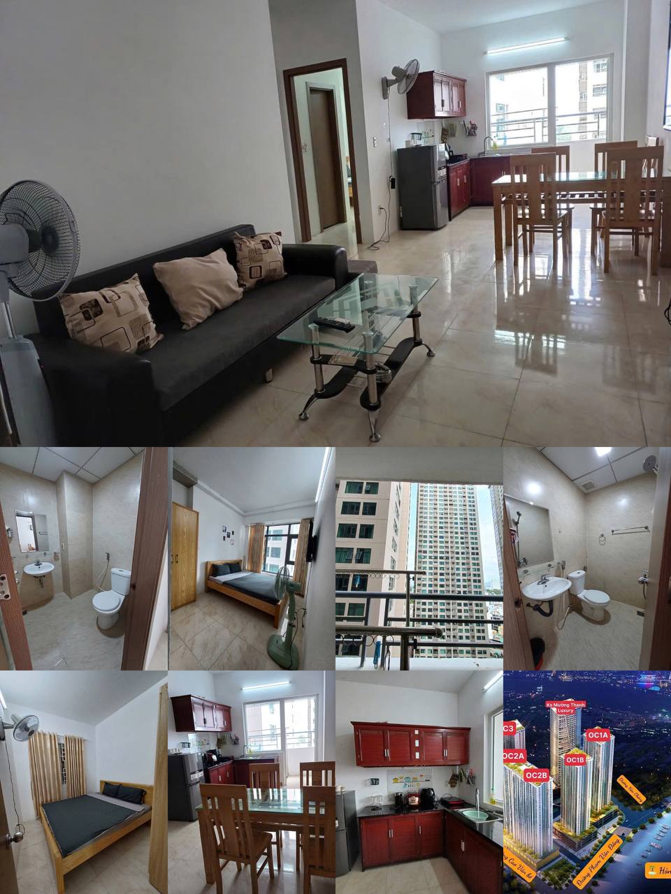 Сдаётся двухкомнатная квартира площадью 68 м² в комплексе Muong Thanh…