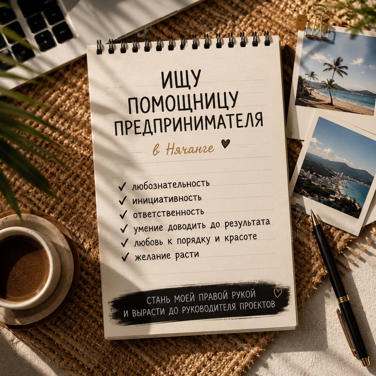 Ищу помощницу для развития проектов в ресторанном бизнесе и сфере услу