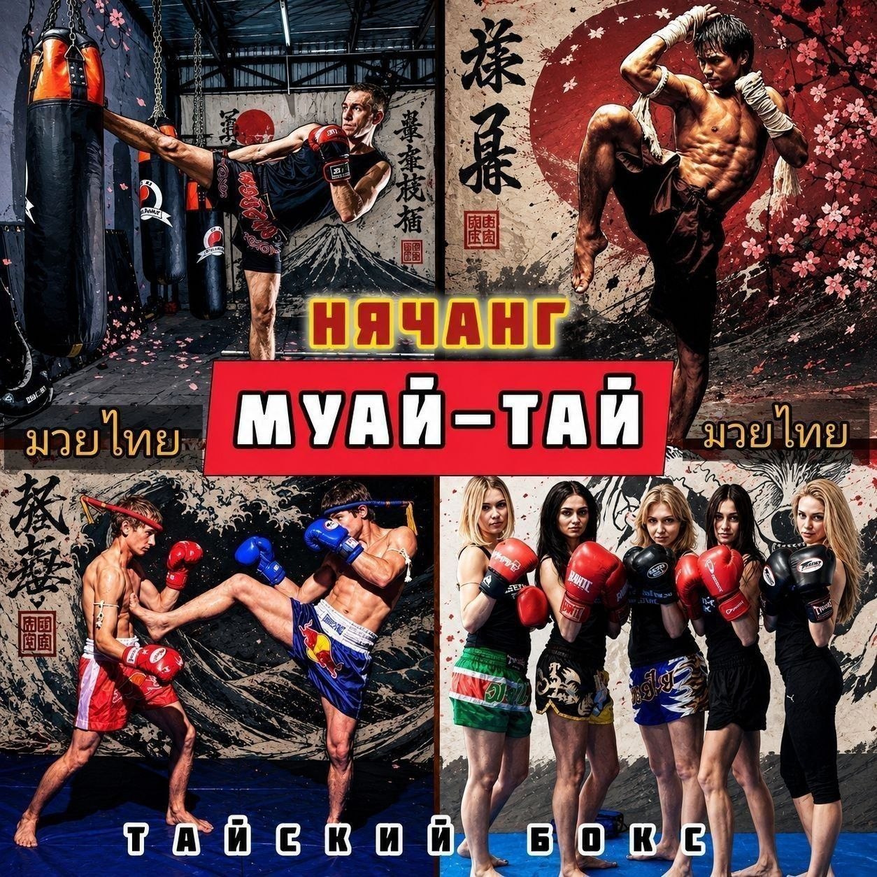 Открыт набор на тренировки по тайскому боксу (муай-тай) для взрослых и детей.