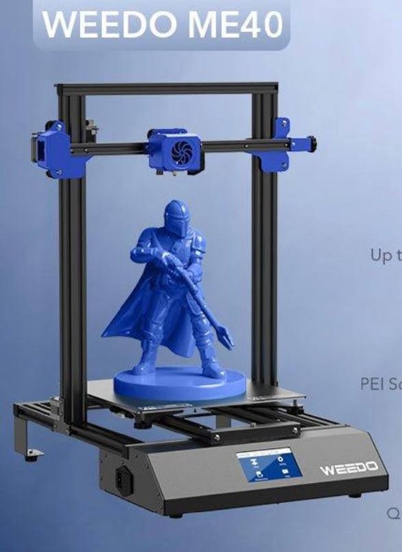 Продаётся 3D-принтер WEEDO ME40 Lite в хорошем состоянии, почти новый