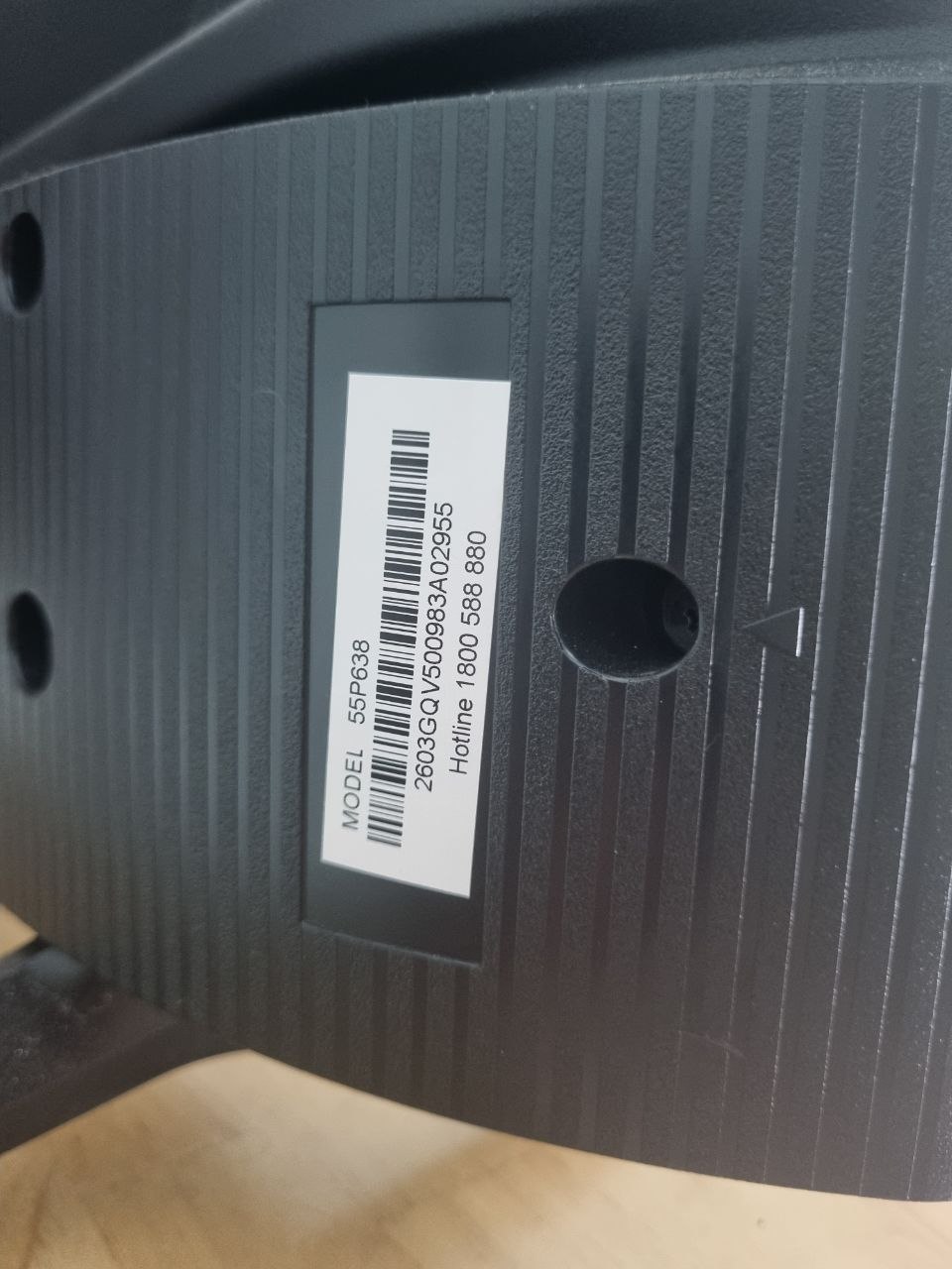 Фото 3: Продаётся практически новый телевизор TCL 55P638 55" 4K, купленный в апреле 2026 года.