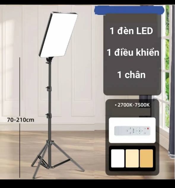 Фото 2: Продаю LED-панель для фото и видео с регулировкой температуры света 2700–7500K, высота…
