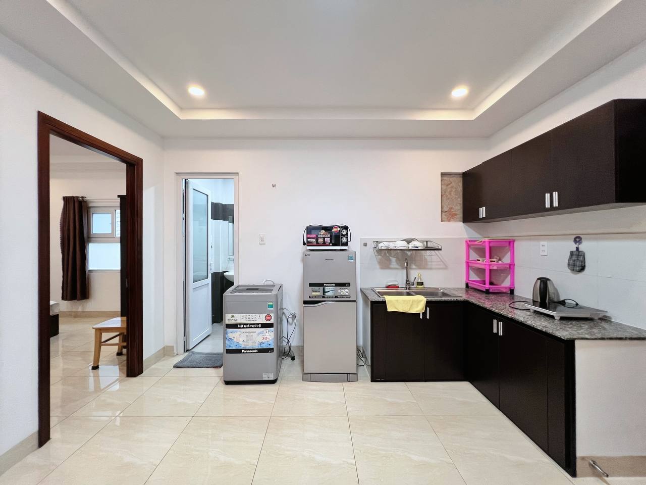 Фото 3: Сдаётся квартира 50 м² с двумя спальнями, кухней и одним санузлом в районе Тан Лап.
