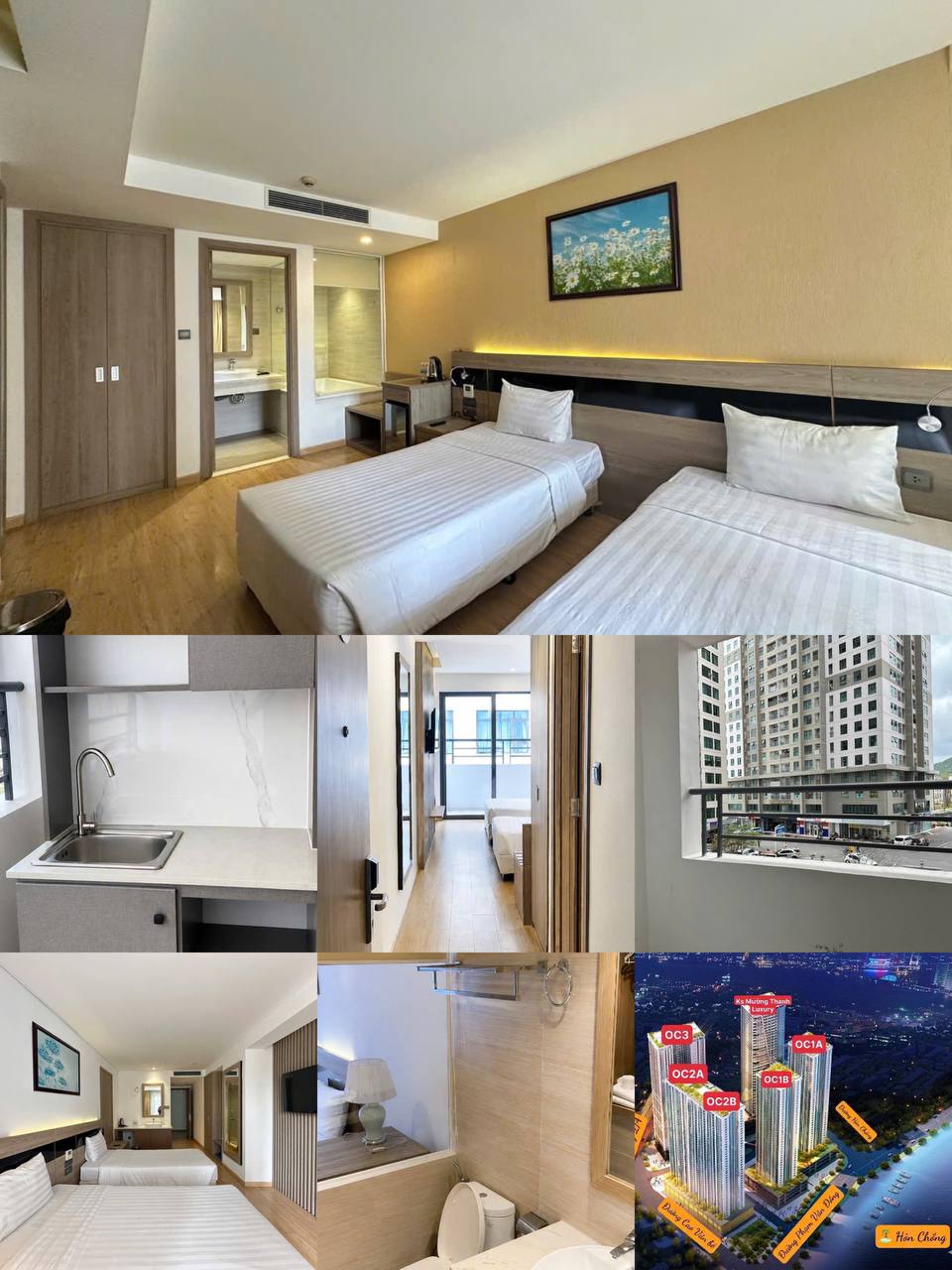 Сдаётся просторная студия 45 м² в комплексе Mường Thanh Viễn Triều Oceanus на севере…