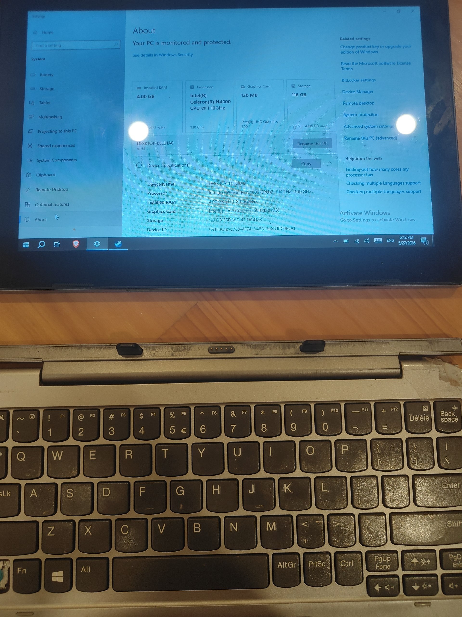 Фото 2: Продаётся ноутбук Lenovo IdeaPad D330 с сенсорным экраном, который можно использовать…