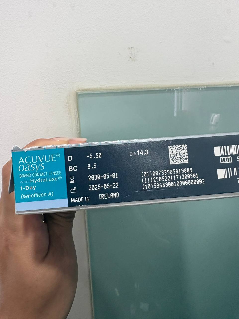 Фото 2: Продаю вскрытую упаковку контактных линз ACUVUE OASYS 1-Day, 90 штук…