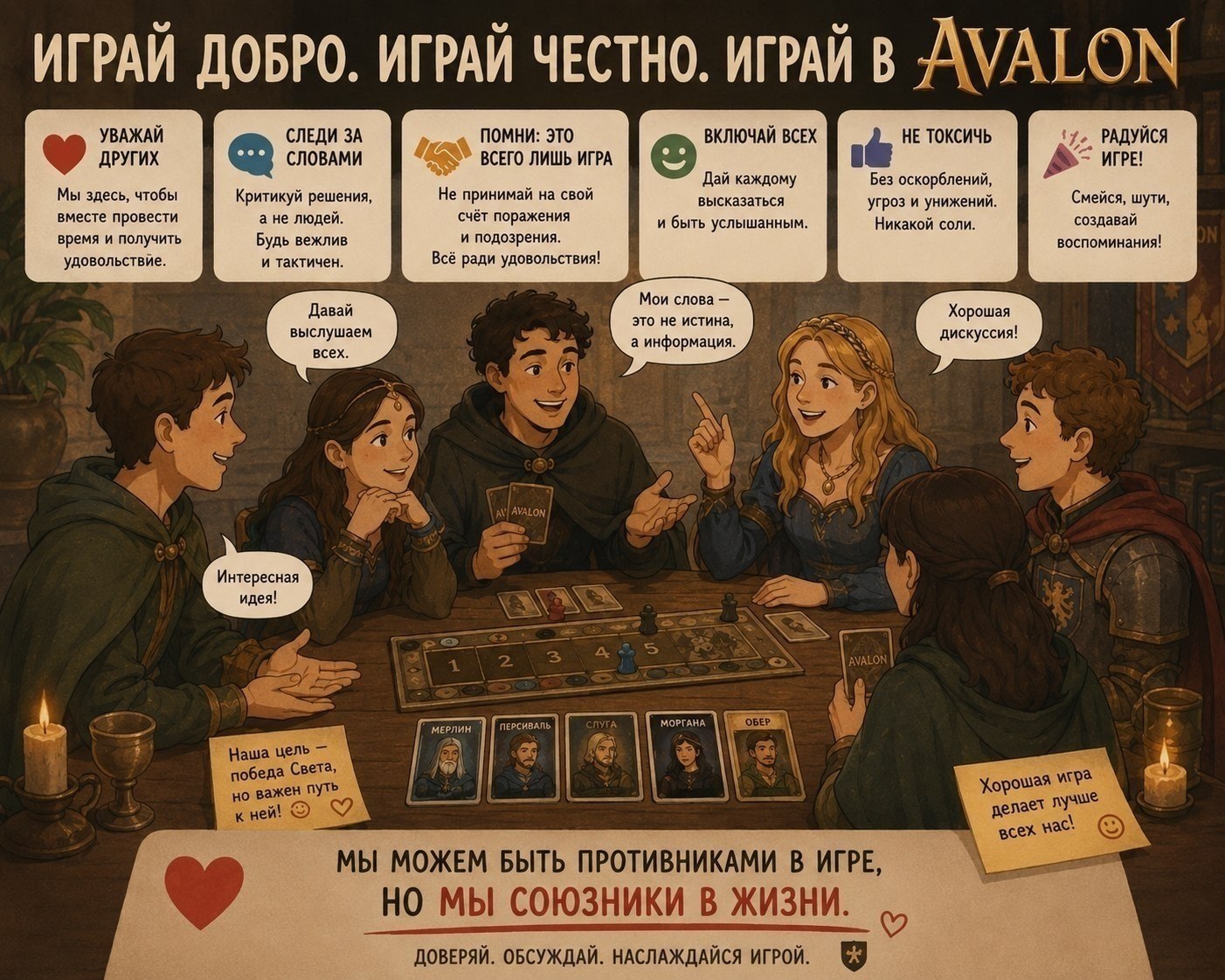 Фото 2: Вечер игры в Авалон сегодня в 19:00