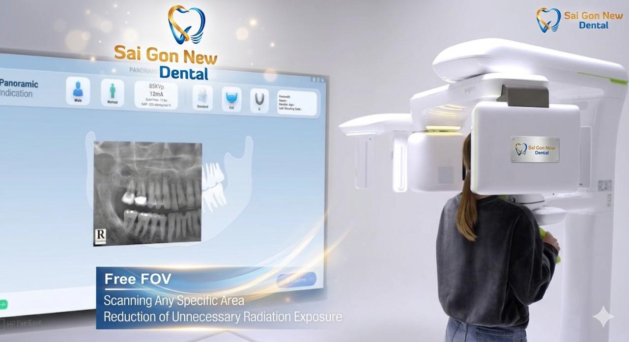 Стоматологическая клиника Sai Gon New Dental использует…