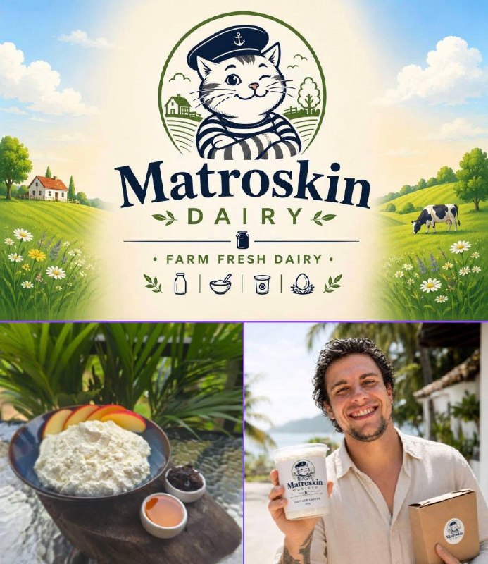 Бесплатная дегустация творога от Matroskin Dairy для постоянных жителей Пхукета.